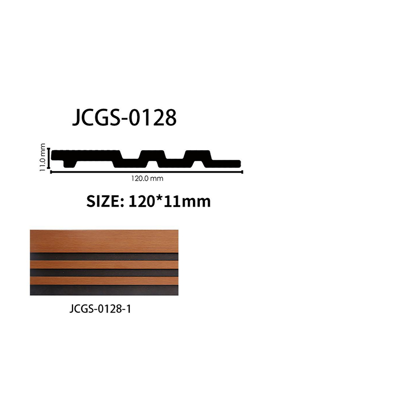 PS 3D Fluted অভ্যন্তরীণ আলংকারিক ps প্রাচীর ক্ল্যাডিং প্যানেল
